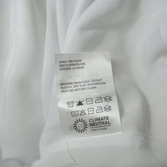 NWOT Reformation Casette Linen Dress in White Size 12 #811 - Picture 10 of 10